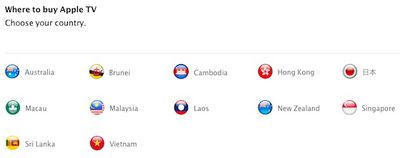 apple tv asia countries