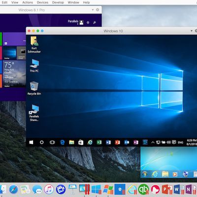 parallels for mac touch screen support