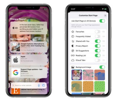 Với iOS 15, bạn có thể tùy chỉnh trang khởi động và ảnh nền cho trình duyệt Safari trên iPhone của mình. Điều này sẽ giúp chiếc điện thoại của bạn trở nên độc đáo hơn và phù hợp với cá tính của riêng bạn.