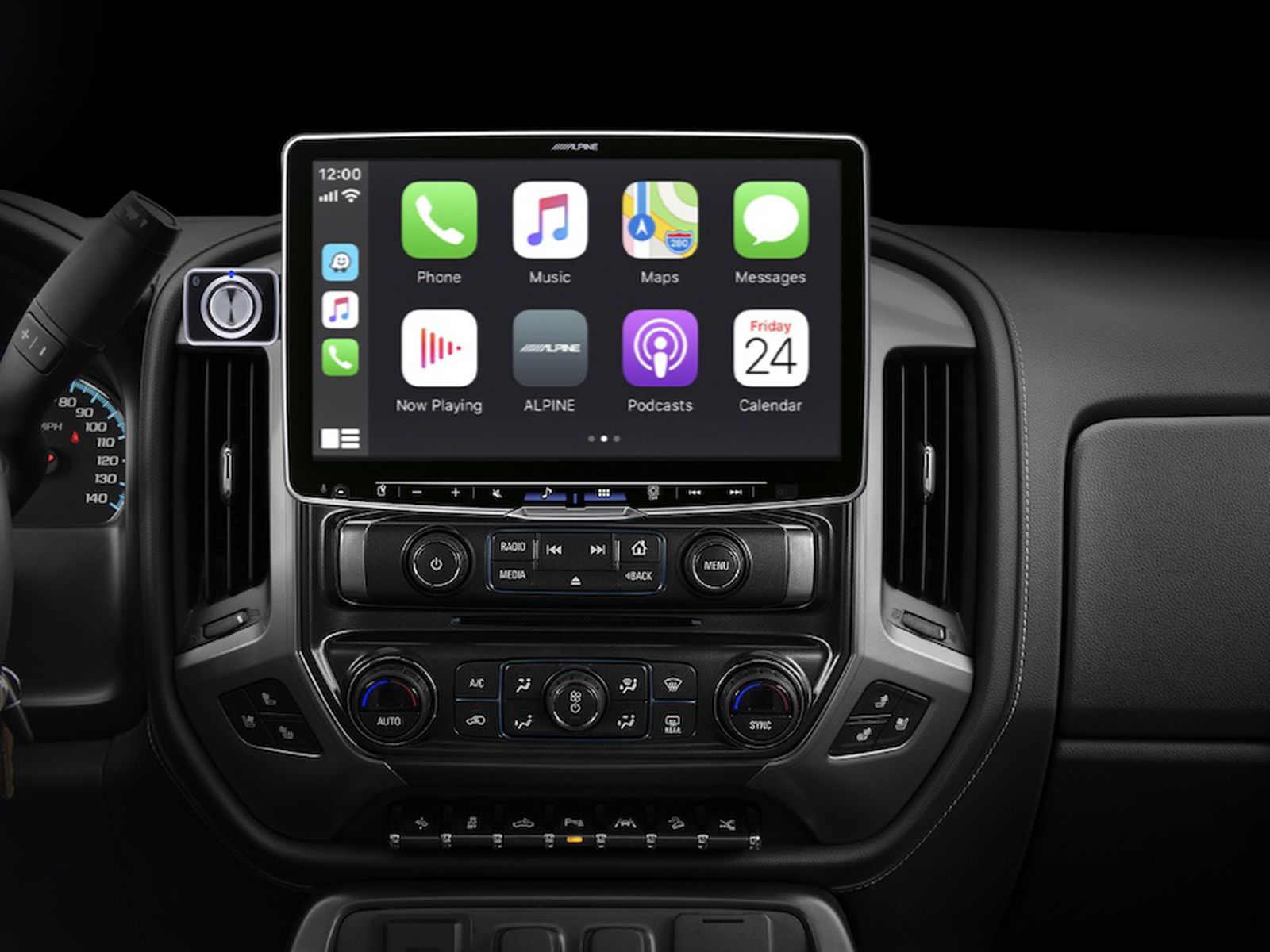 Een zin Zeehaven West Add Wireless CarPlay to Your Vehicle With Alpine's New 11-Inch Screen That  Hovers Over the Dashboard - MacRumors