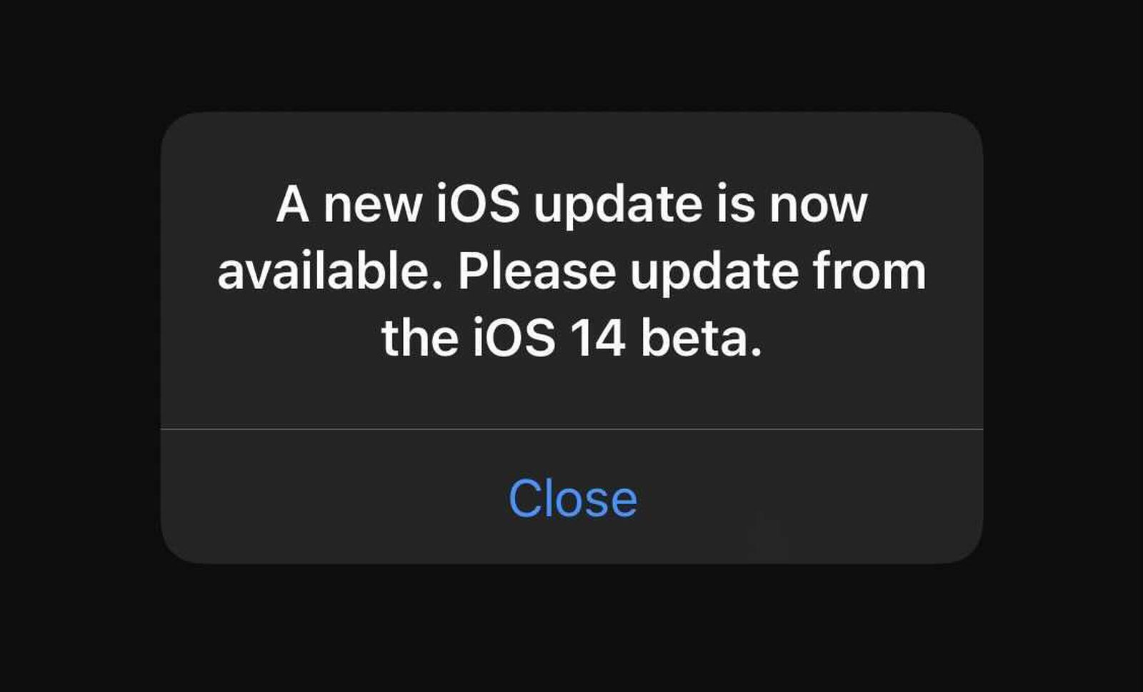 photo of 'A New iOS Update is Now Available' Popping Up Repeatedly in iOS 14 Beta image