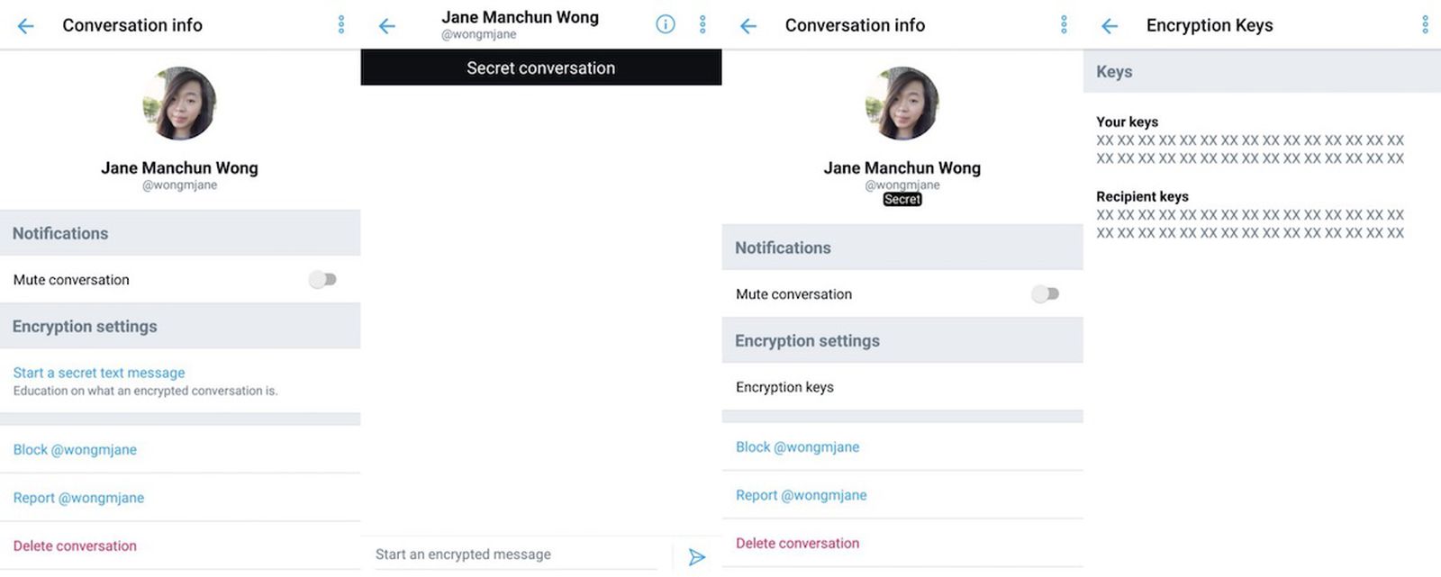 Twitter Testing Secret Conversation Feature For Sending Encrypted