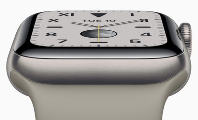 apple watch series 5 titanium