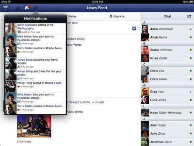 facebook ipad