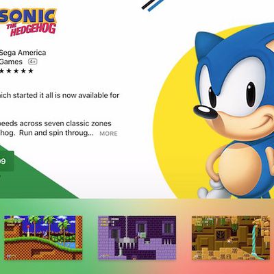 sonic hedgehog tvos