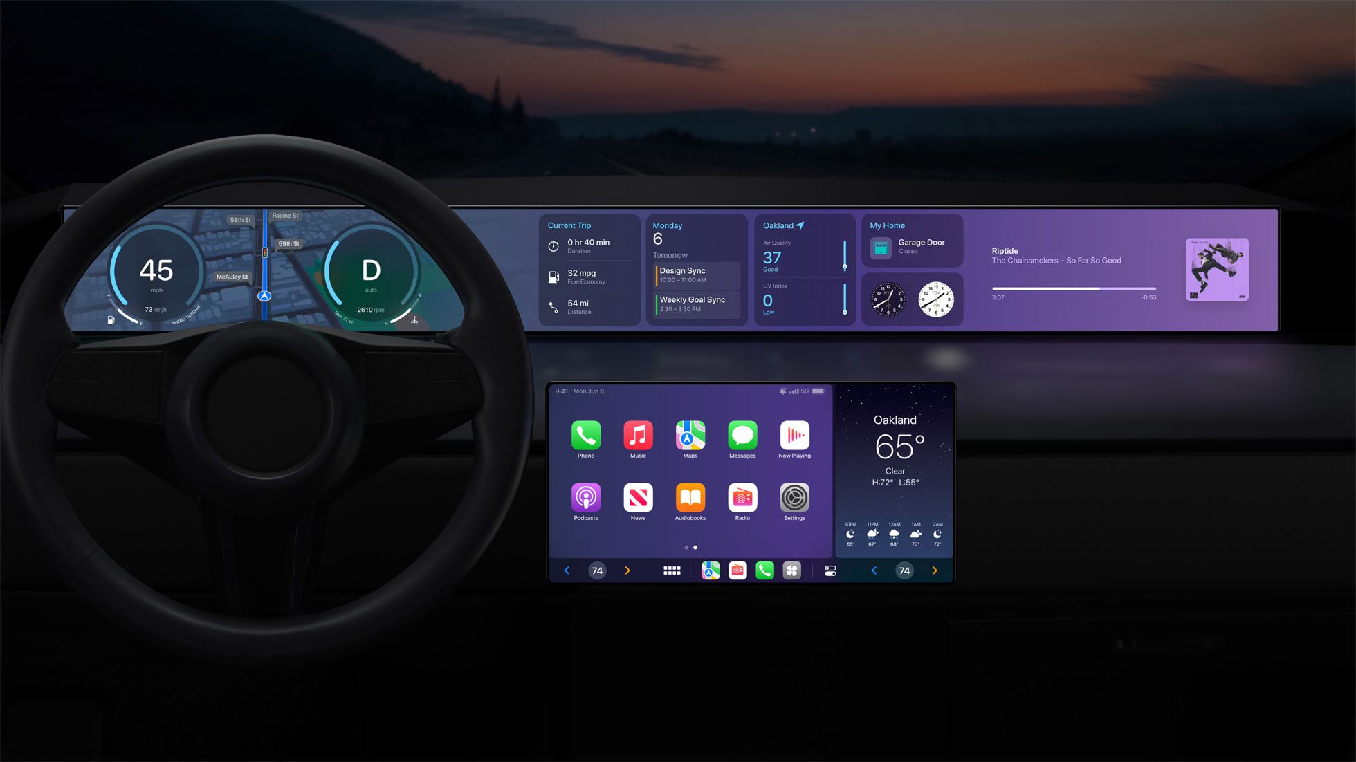 Apple spustil zcela nový CarPlay v roce 2023 s těmito pěti klíčovými funkcemi