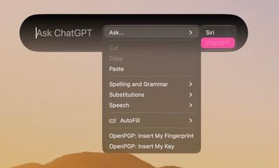 ask chatgpt search bar macos