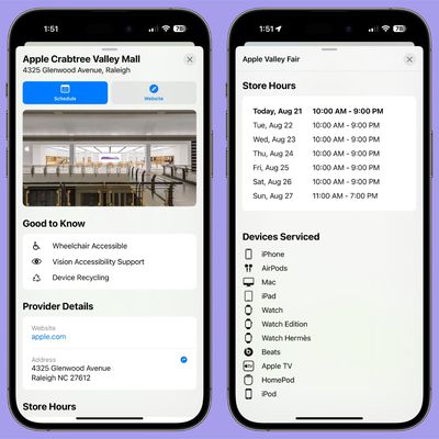 apple support app update