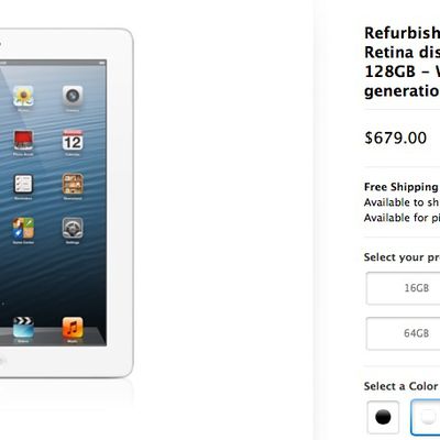 128 gb ipad 4 refurb