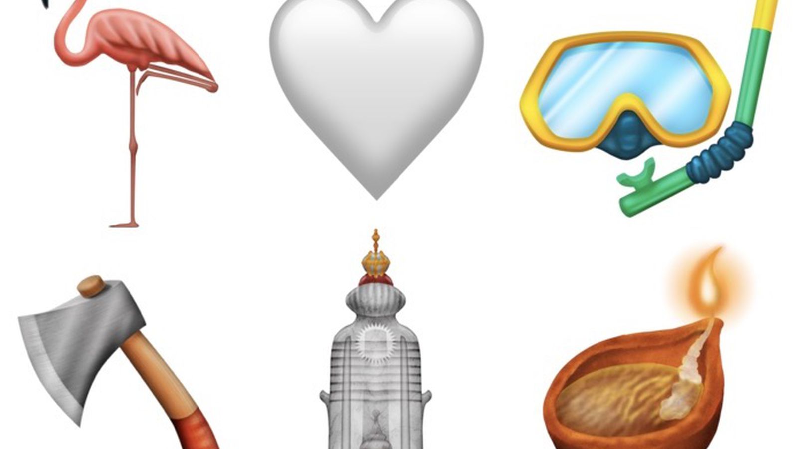 2019 Emoji Candidates Include Flamingo White Heart Diving Mask Axe And More Macrumors