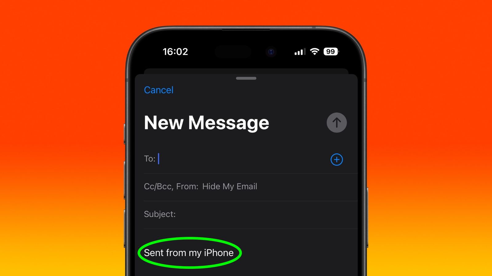 How to Change 'Sent From My iPhone' Email Signature - MacRumors