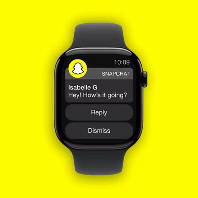 snapchat apple watch