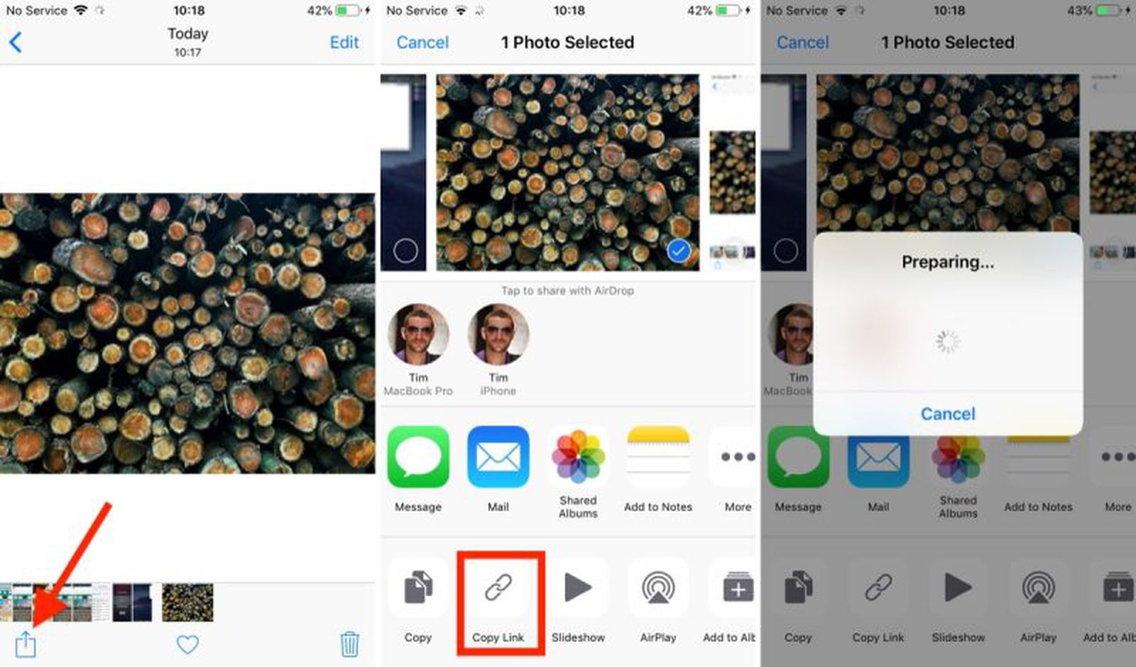 How to Share an iCloud Photo Link in iOS 12 MacRumors