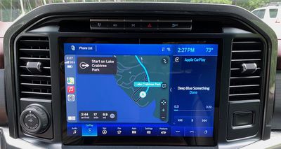 2021 ford f150 carplay maps