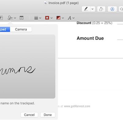 macrumors pdf signature mojave