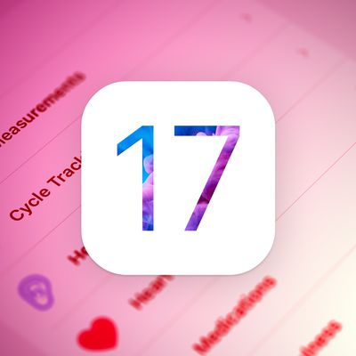 iOS 17 Mock Health Feature Pink