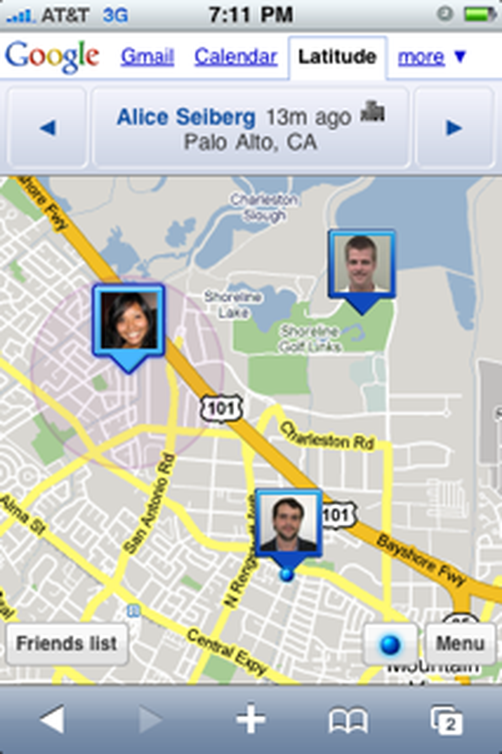 Google Latitude Web App for iPhone Now Available - MacRumors