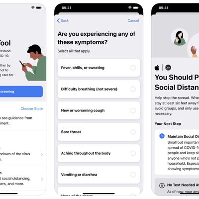 apple covid app screenshots