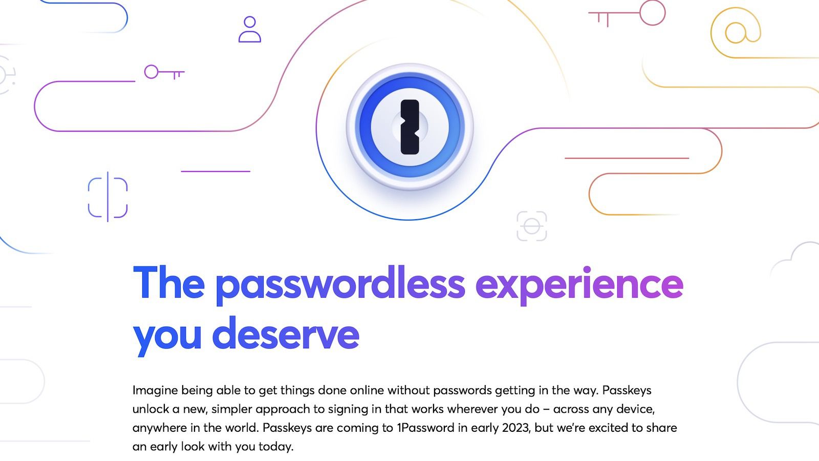 1Password будет поддерживать пароли с начала 2023 года.