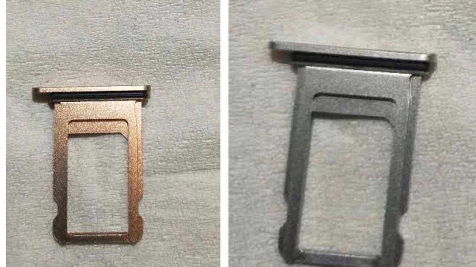 Alleged Iphone 8 Sim Tray Images Again Depict Copper Like Gold Color Macrumors