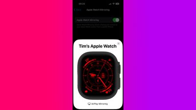 apple watch mirroring