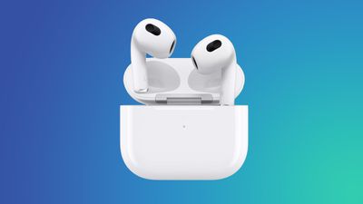 Immagine degli AirPods 3 in blu