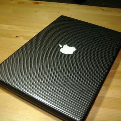 carbon fiber macbook pro decal
