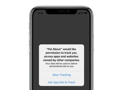 ios 14 tracking permission prompt