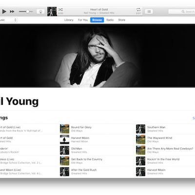 neil young itunes