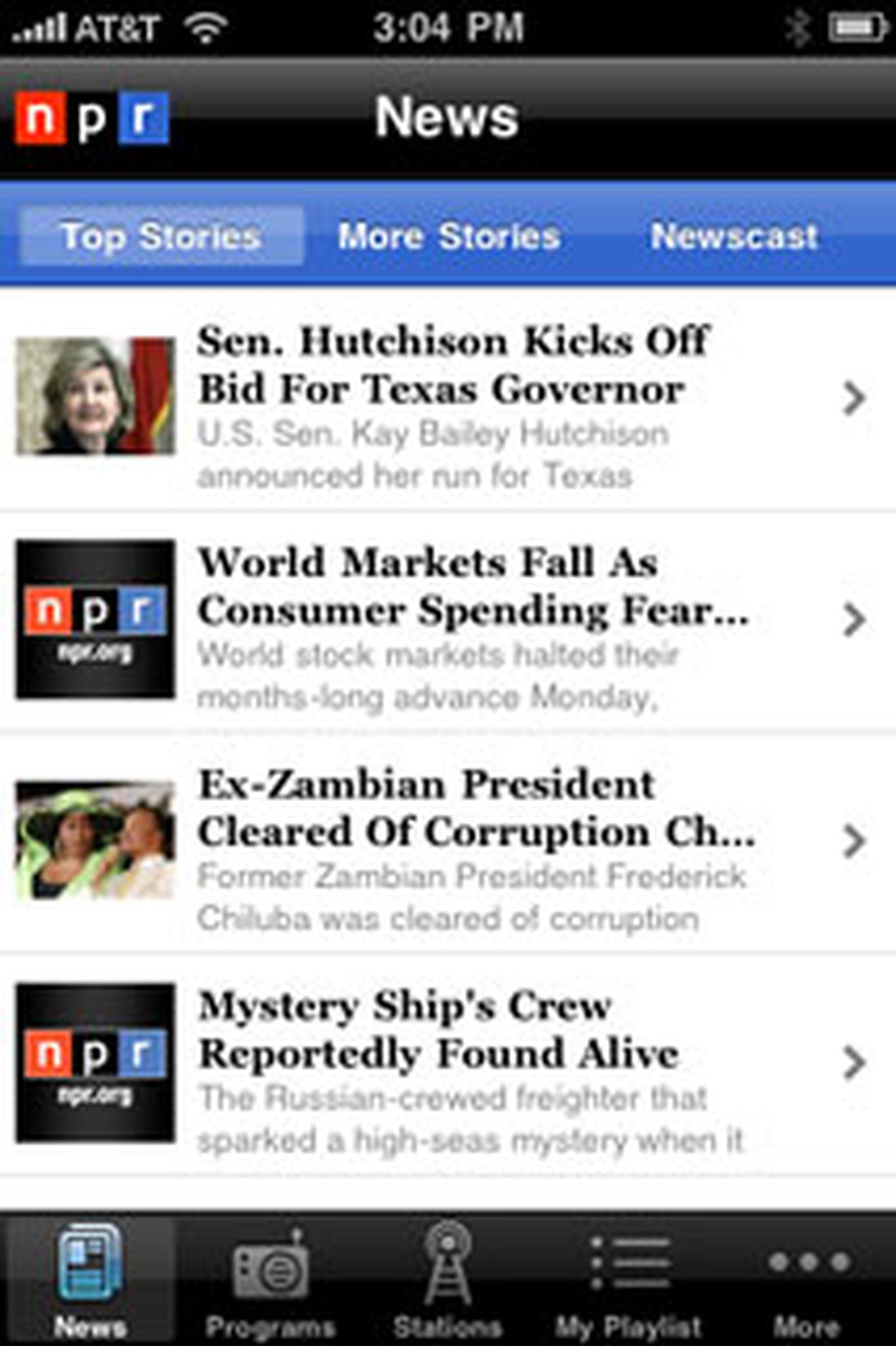 'NPR News' App Now Available In App Store - MacRumors