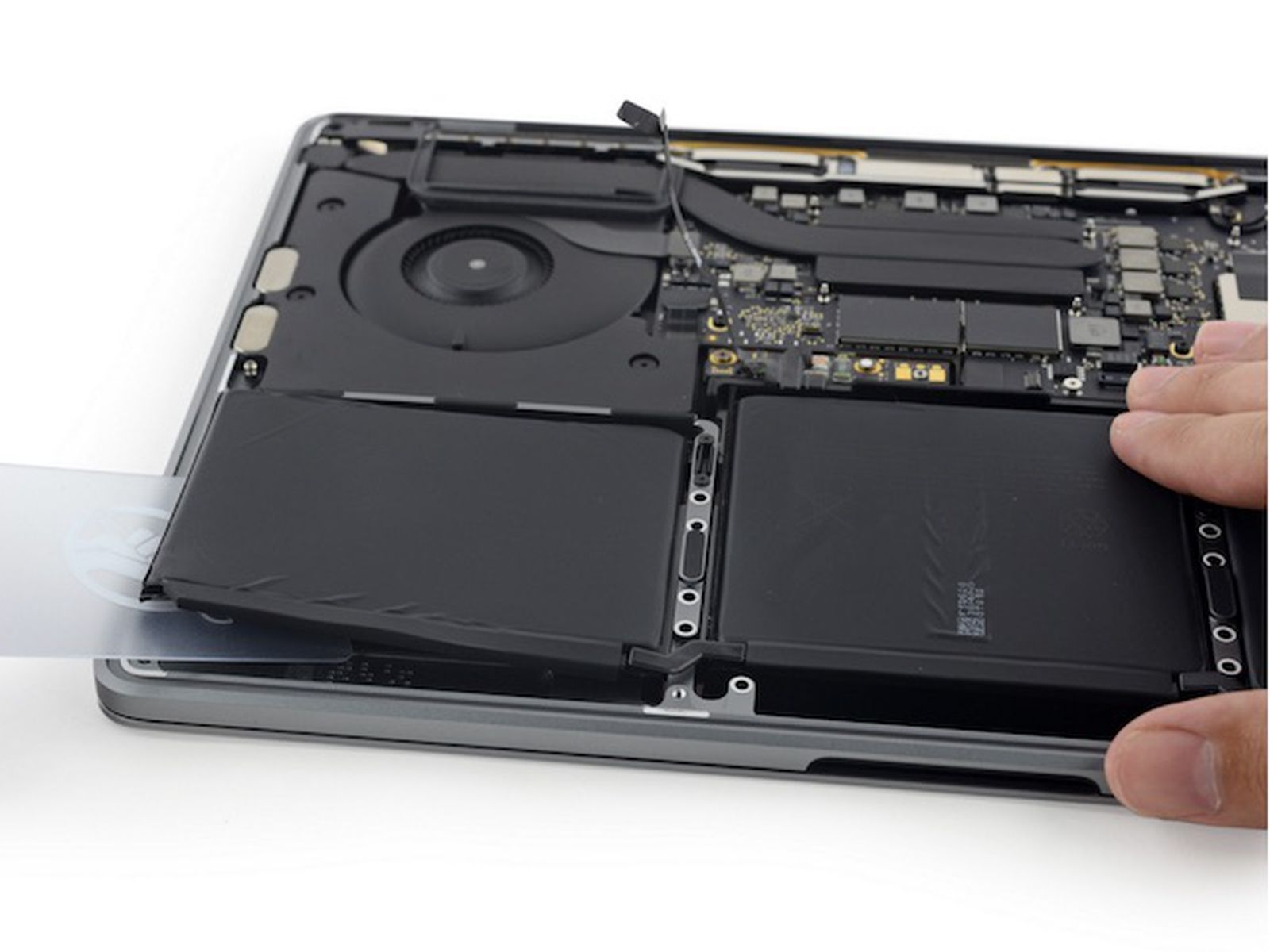 katoen Vertellen huurling iFixit Tears Down Battery, Improved Keyboard, and Removable SSD of MacBook  Pro Without Touch Bar - MacRumors