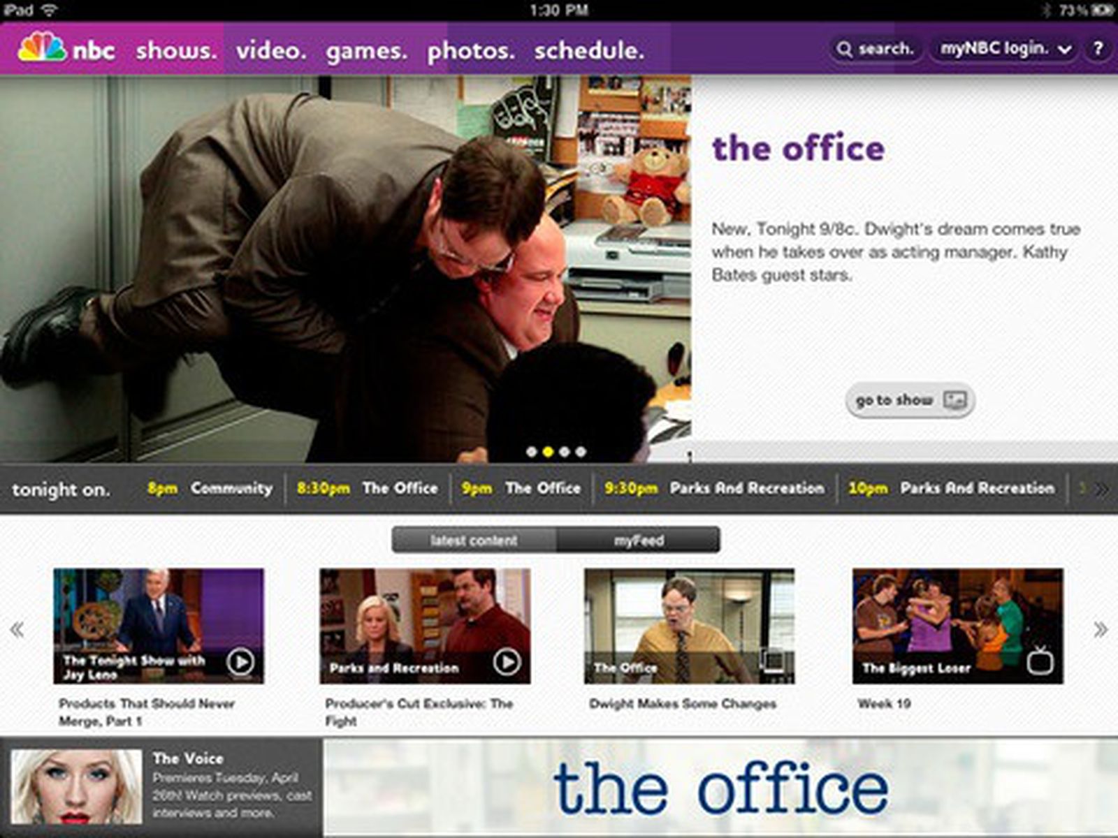 NBC, TNT and TBS Bring Full-Length TV Episodes to iOS Devices - MacRumors