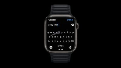 Apple Watch Series 7 Keyboard