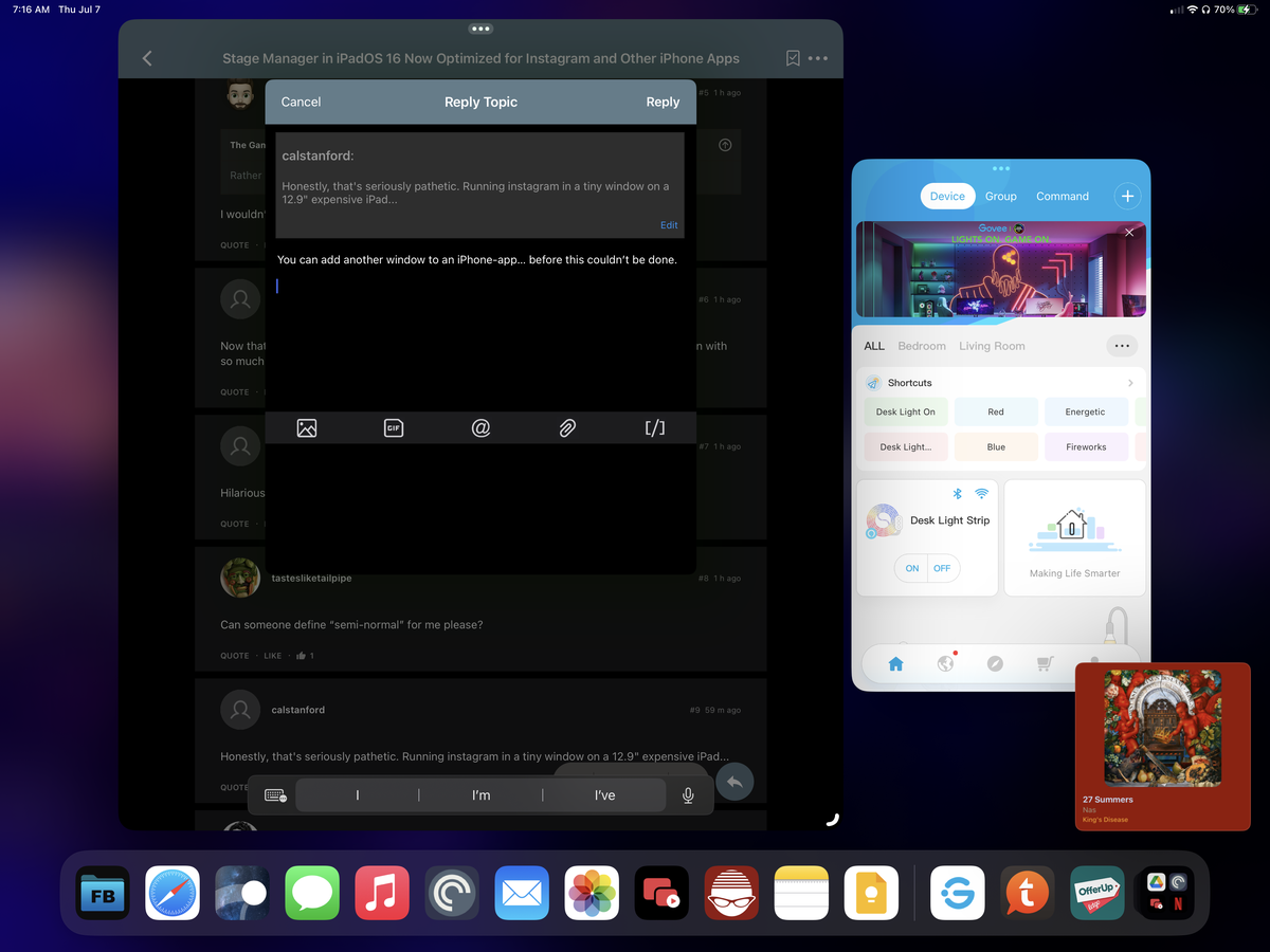 ipados 16 beta stage manager iphone apps image