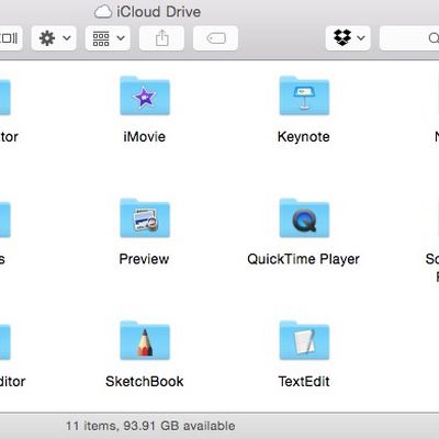 icloud drive yosemite finder