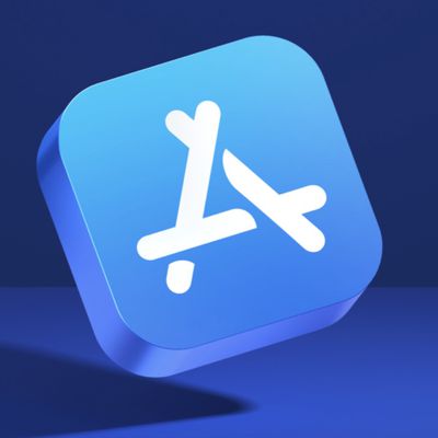 app store blue banner