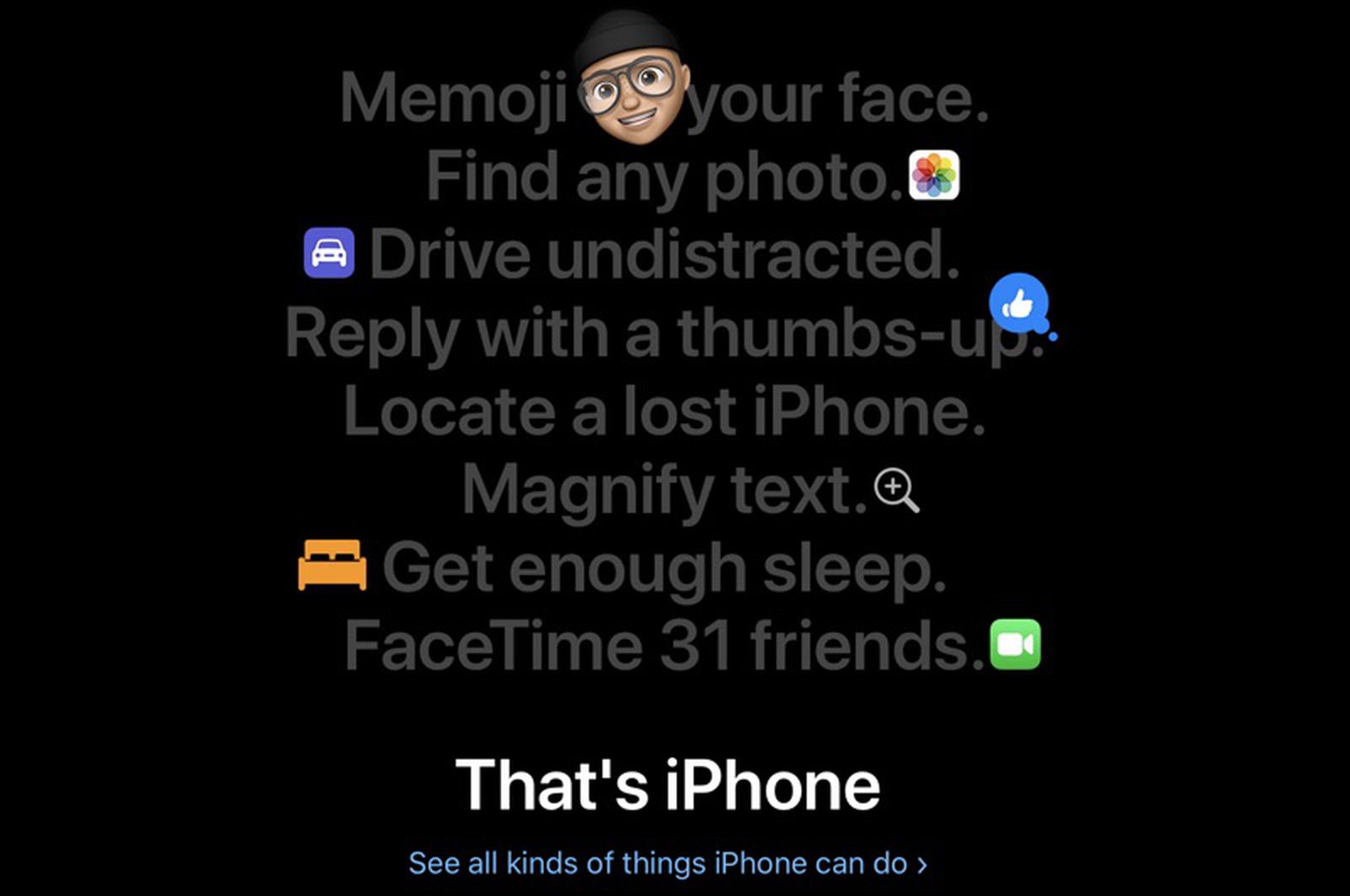 Apple Shares New 'iPhone Can Do What?' Features Page [Updated] - MacRumors