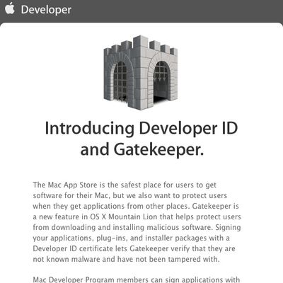 developer id gatekeeper email