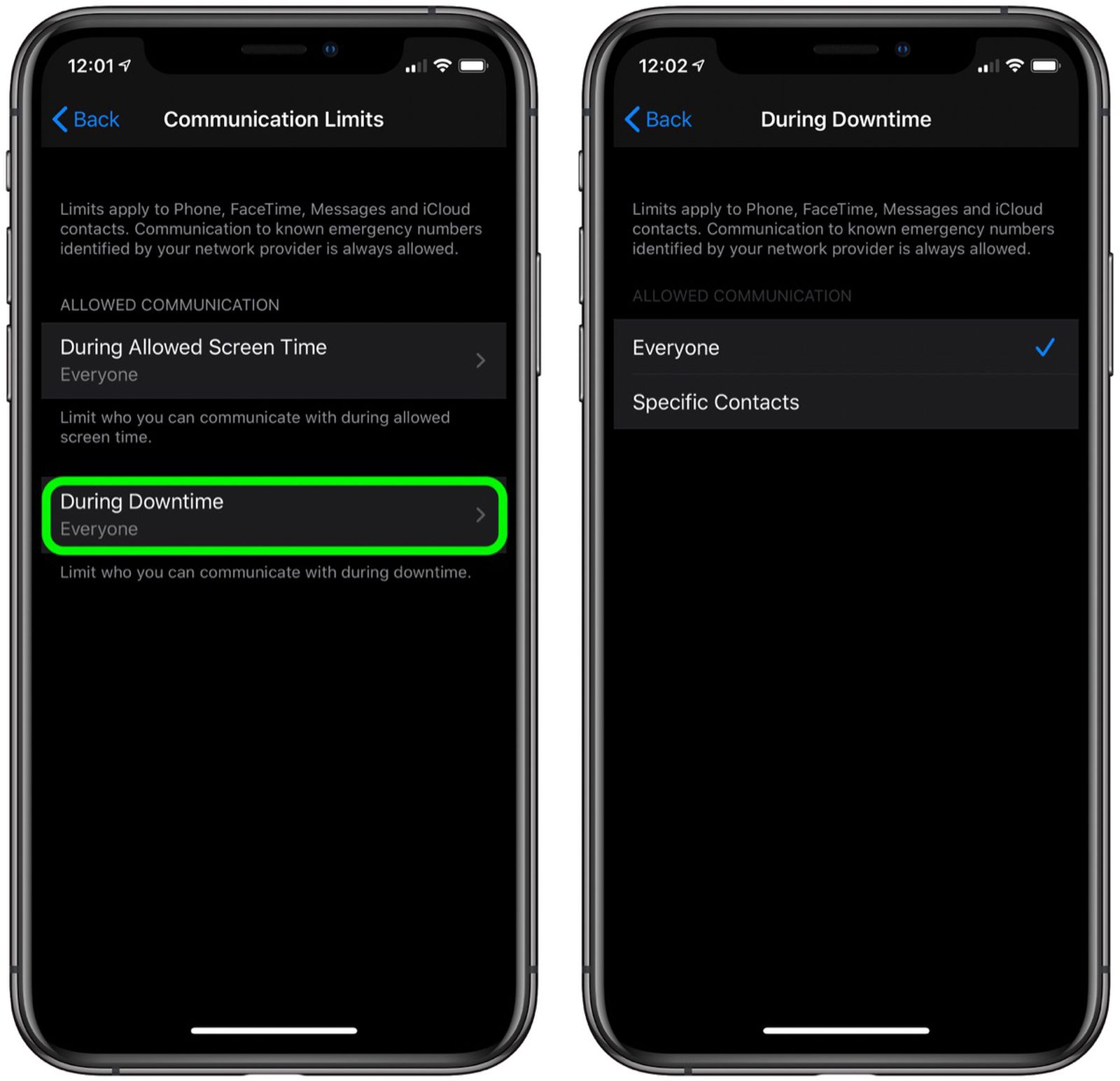 How to Set Communication Limits on Your Child's Allowed Screen Time and