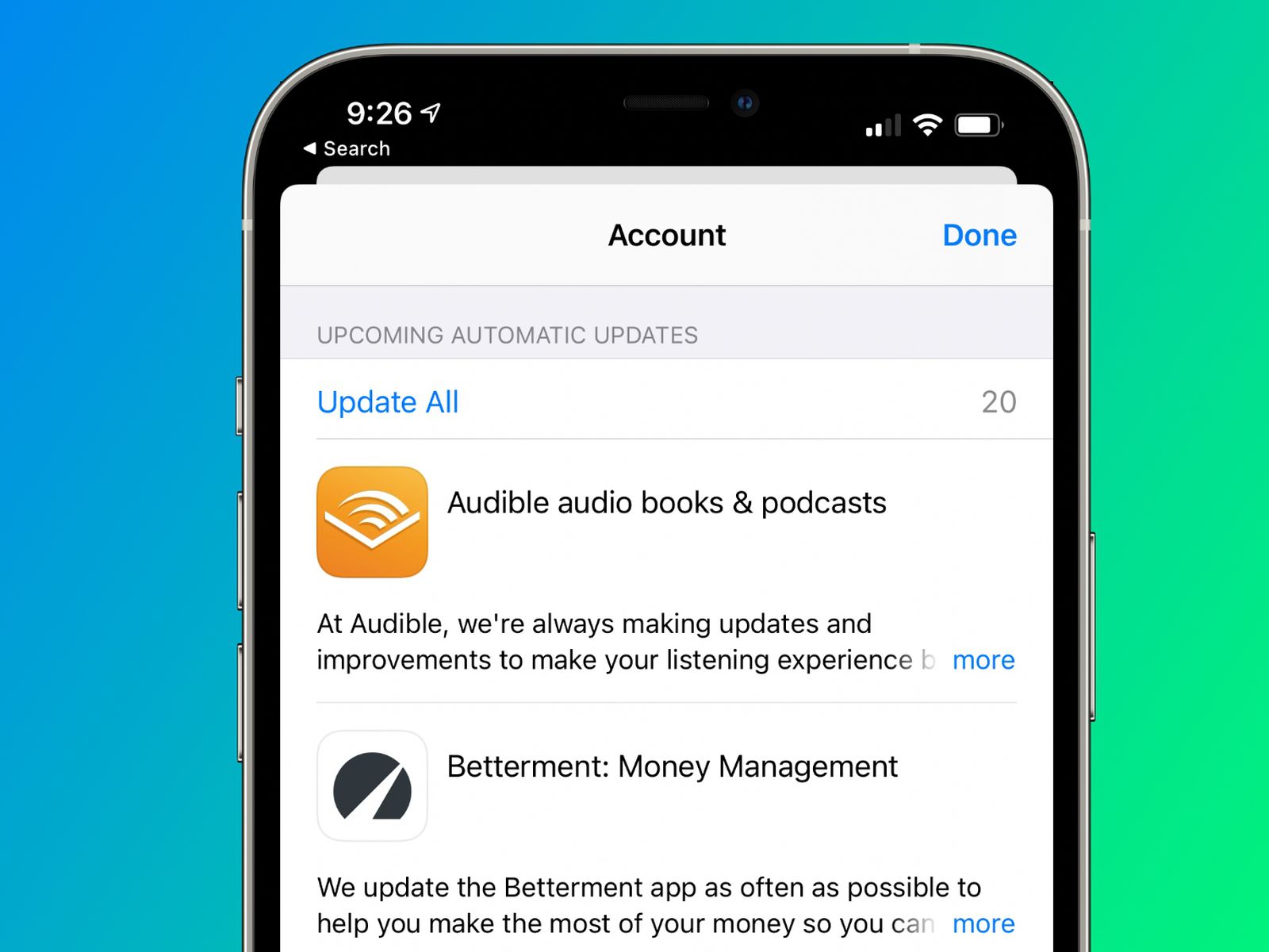 Work with iOS App Updates in Your Account in the App Store