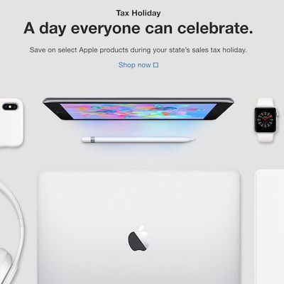 apple state sales tax holidays