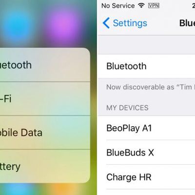 settings 3d touch action