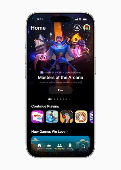 Apple WWDC25 iOS 26 Apple Games app 250609