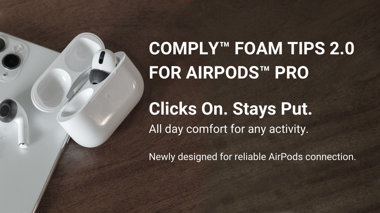 Comply's New Memory Foam Ear Tips for AirPods Pro Feature Design, Improved Foam-Core Adhesion -