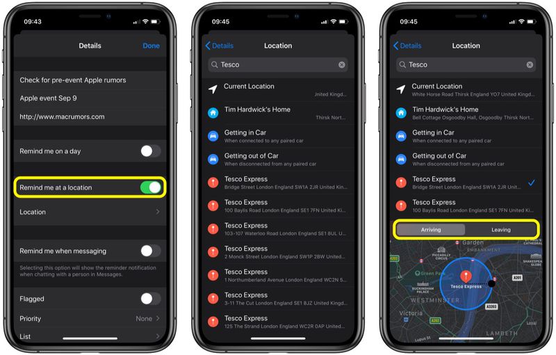 How to Create a Location-Based Reminder on Your iPhone - MacRumors