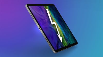 iPad Pro USB C Функция Фиолетовый Голубой