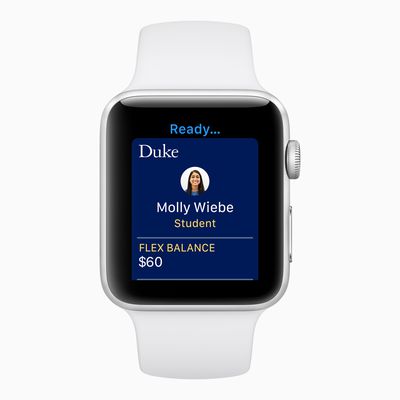 Apple watchOS 5 Student ID screen 06042018