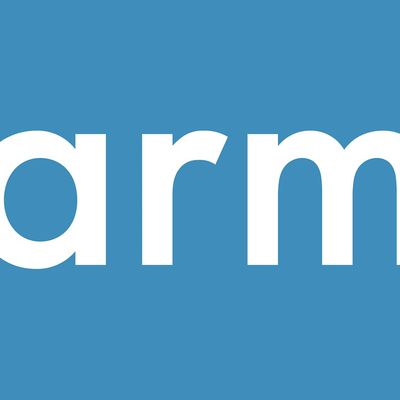 arm logo blue bg