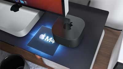 M4 Mac mini Black Perspective