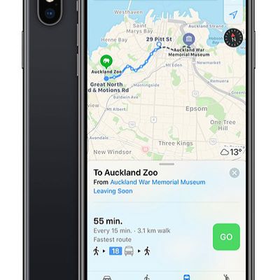 apple maps transit new zealand